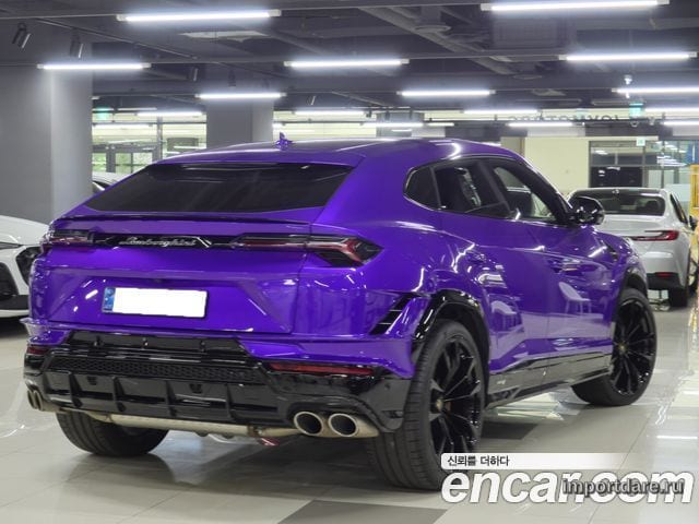 LAMBORGHINI URUS 2024 — 6 400 км, фиолетовый, Корея — под ключ — фото 3