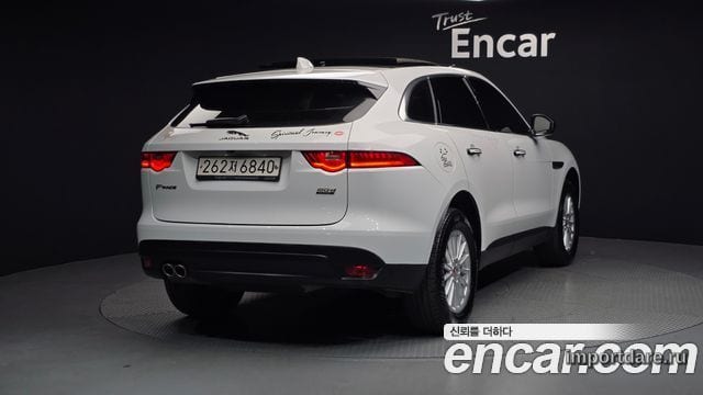 JAGUAR F-PACE 2018 — 142 647 км, белый, Корея — под ключ — фото 2