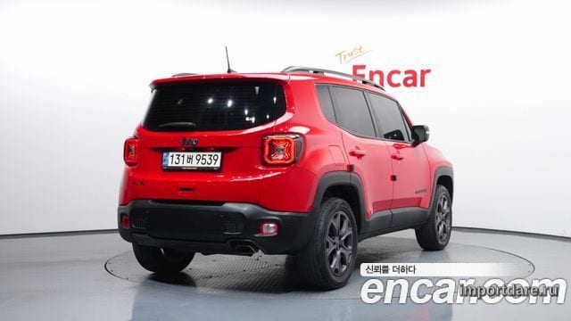 JEEP RENEGADE 2021 — 58 502 км, красный, Корея — под ключ — фото 4