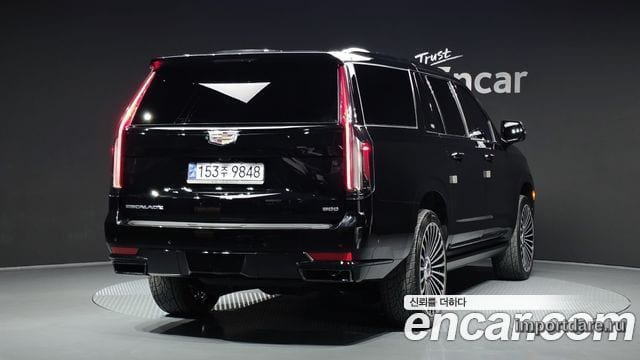 CADILLAC ESCALADE 2023 — 38 323 км, чёрный, Корея — под ключ — фото 2