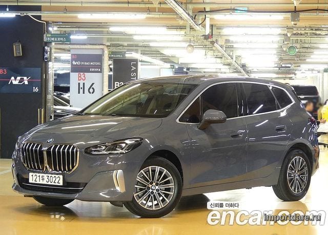 BMW 2 SERIES ACTIVE TOURER 2025 — 4 300 км, серебристо-серый, Корея — под ключ — фото 1