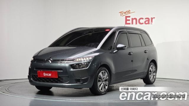 CITROEN GRAND C4 PICASSO 2015 — 96 868 км, серый, Корея — под ключ — фото 1