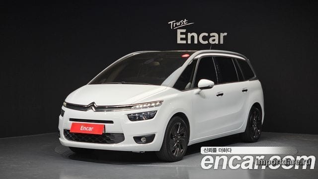 CITROEN GRAND C4 PICASSO 2017 — 85 059 км, белый, Корея — под ключ — фото 1