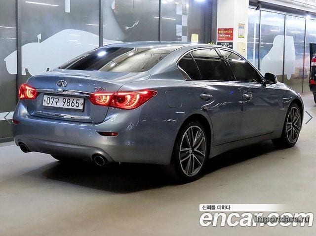 INFINITI Q50 2015 — 170 885 км, синий, Корея — под ключ — фото 4