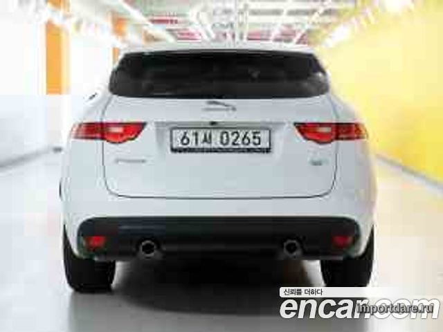 JAGUAR F-PACE 2017 — 68 000 км, белый, Корея — под ключ — фото 4