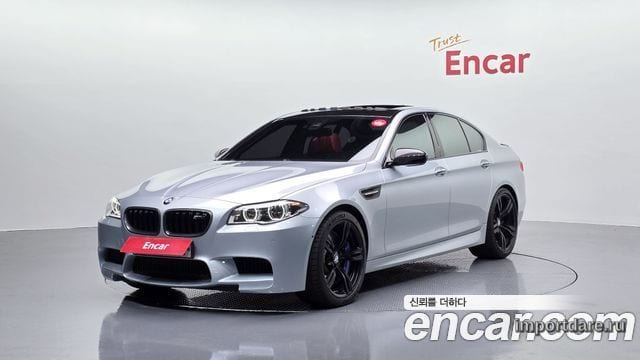 BMW M5 2016 — 57 565 км, серебристо-серый, Корея — под ключ — фото 1