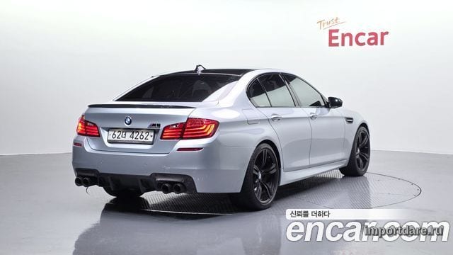 BMW M5 2016 — 57 565 км, серебристо-серый, Корея — под ключ — фото 2