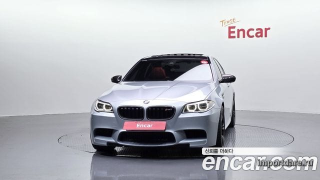 BMW M5 2016 — 57 565 км, серебристо-серый, Корея — под ключ — фото 3