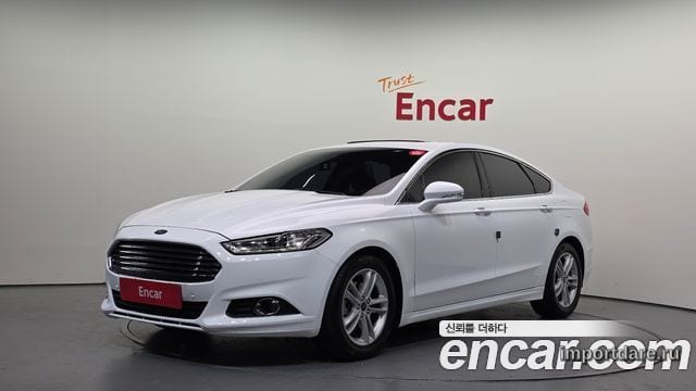 FORD MONDEO 2016 — 91 558 км, белый, Корея — под ключ — фото 1