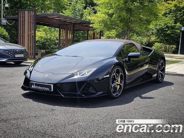 LAMBORGHINI HURACAN 2021 — 9 100 км, чёрный, Корея — под ключ — фото 1