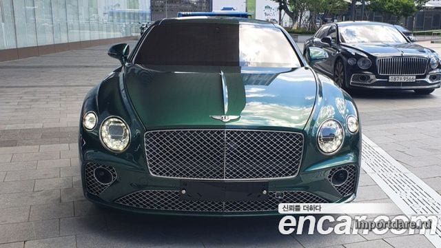 BENTLEY CONTINENTAL 2022 — 23 000 км, тёмно-зелёный, Корея — под ключ — фото 4