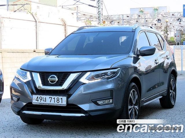 NISSAN X-TRAIL 2018 — 141 544 км, серый, Корея — под ключ — фото 2