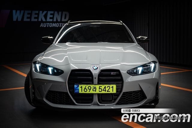 BMW M3 2026 — 4 500 км, светло-серебристый, Корея — под ключ — фото 2