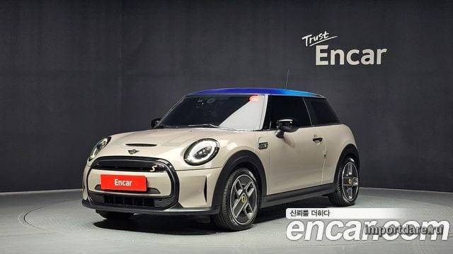 MINI COOPER ELECTRIC 2022 — 82 534 км, серебристо-серый, Корея — под ключ — фото 1
