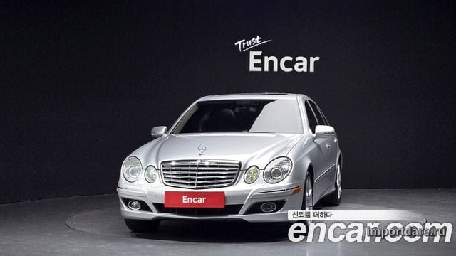 MERCEDES-BENZ E-CLASS W211 2009 — 98 236 км, серебристый, Корея — под ключ — фото 3