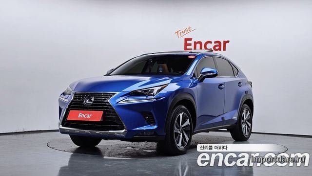 LEXUS NX300H 2019 — 22 644 км, синий, Корея — под ключ — фото 1