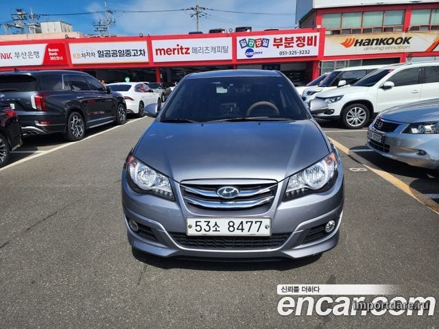 HYUNDAI AVANTE HYBRID 2012 — 176 760 км, серебристо-серый, Корея — под ключ — фото 2