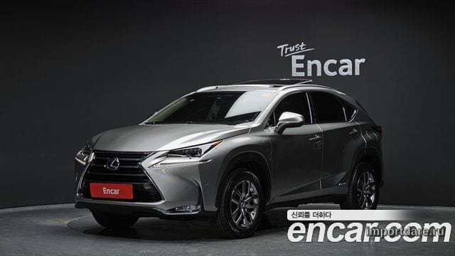 LEXUS NX300H 2017 — 80 925 км, серебристо-серый, Корея — под ключ — фото 1