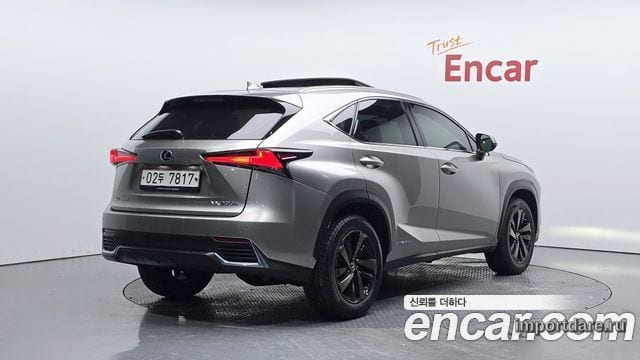 LEXUS NX300H 2019 — 83 901 км, серебристо-серый, Корея — под ключ — фото 1
