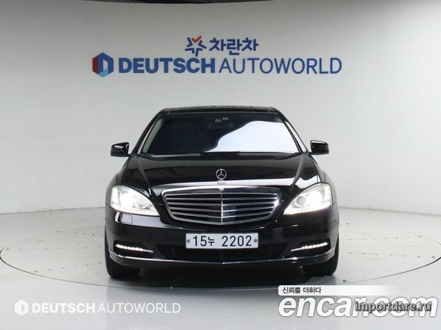 MERCEDES-BENZ S-CLASS W221 2012 — 106 175 км, чёрный, Корея — под ключ — фото 3