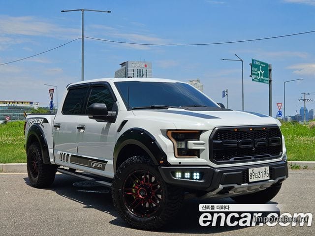 FORD F150 2017 — 98 500 км, белый, Корея — под ключ — фото 1