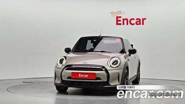 MINI COOPER CONVERTIBLE 2024 — 59 042 км, светло-золотистый, Корея — под ключ — фото 3