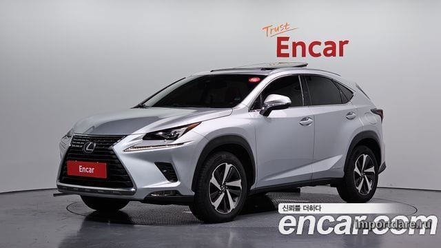 LEXUS NX300H 2019 — 139 779 км, серебристый, Корея — под ключ — фото 1
