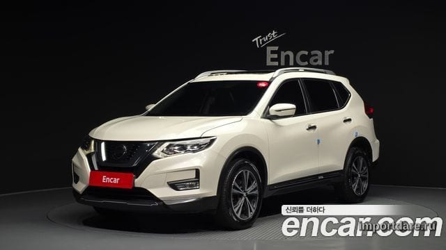 NISSAN X-TRAIL 2018 — 79 680 км, белый, Корея — под ключ — фото 1