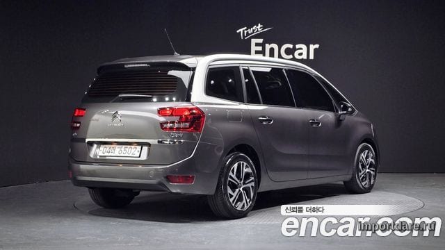 CITROEN GRAND C4 PICASSO 2018 — 57 511 км, серый, Корея — под ключ — фото 2