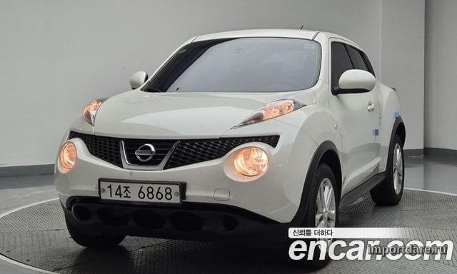 NISSAN JUKE 2014 — 99 913 км, белый, Корея — под ключ — фото 1