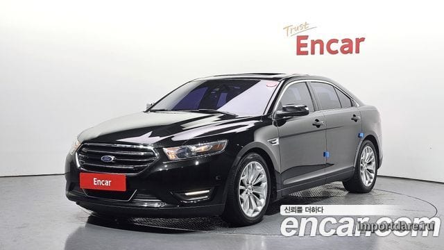 FORD TAURUS 2015 — 81 022 км, чёрный, Корея — под ключ — фото 1
