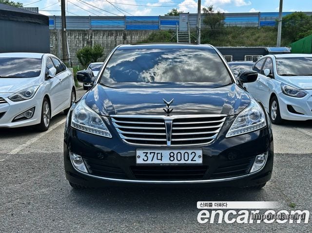 HYUNDAI EQUUS 2015 — 275 128 км, чёрный, Корея — под ключ — фото 2