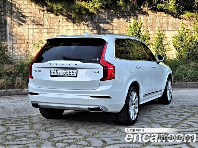 VOLVO XC90 2017 — 112 400 км, белый, Корея — под ключ — фото 2
