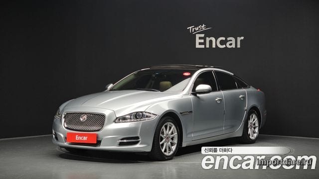 JAGUAR ALL NEW XJ 2014 — 150 352 км, серебристо-серый, Корея — под ключ — фото 1