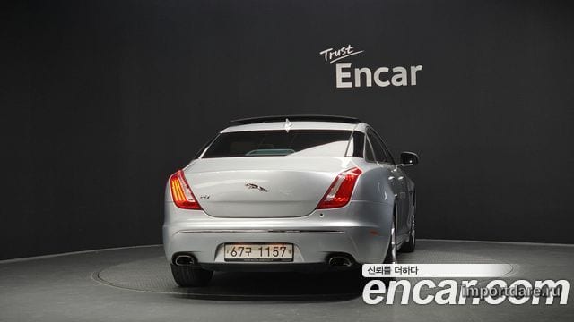 JAGUAR ALL NEW XJ 2014 — 150 352 км, серебристо-серый, Корея — под ключ — фото 4