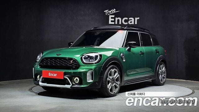 MINI COOPER S COUNTRYMAN 2023 — 6 523 км, тёмно-зелёный, Корея — под ключ — фото 1