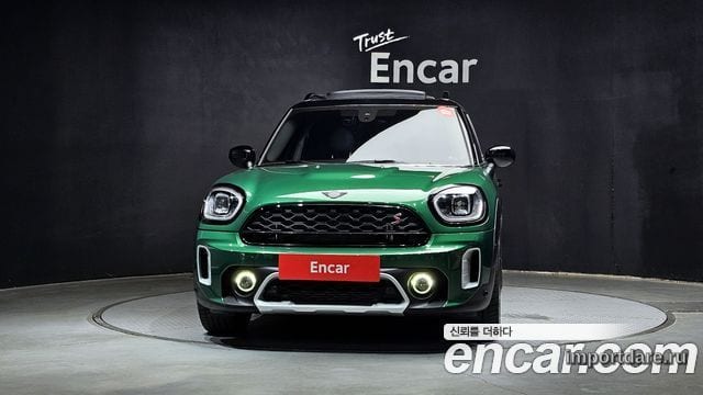 MINI COOPER S COUNTRYMAN 2023 — 6 523 км, тёмно-зелёный, Корея — под ключ — фото 3