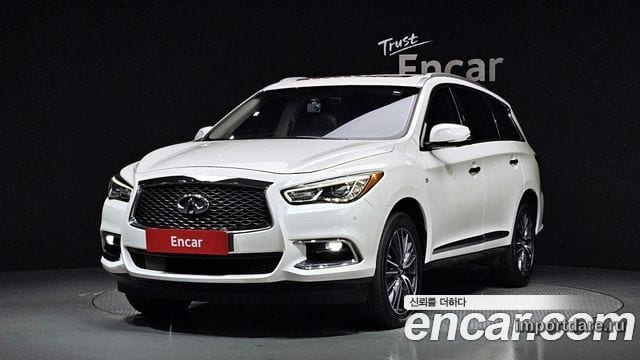 INFINITI QX60 2018 — 133 514 км, белый, Корея — под ключ — фото 1