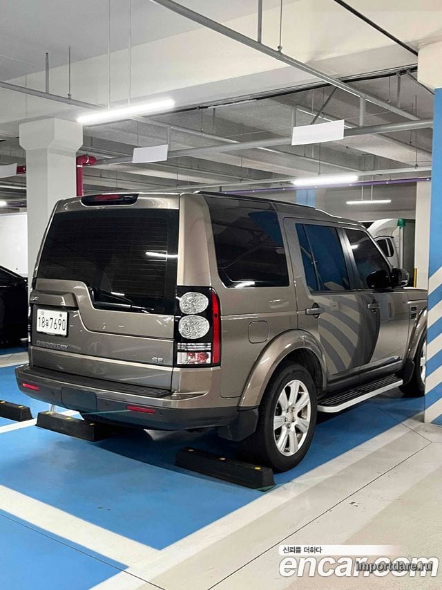 LAND ROVER DISCOVERY 4 2015 — 60 000 км, светло-золотистый, Корея — под ключ — фото 2