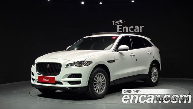 JAGUAR F-PACE 2018 — 124 135 км, белый, Корея — под ключ — фото 1