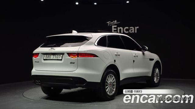 JAGUAR F-PACE 2018 — 124 135 км, белый, Корея — под ключ — фото 2