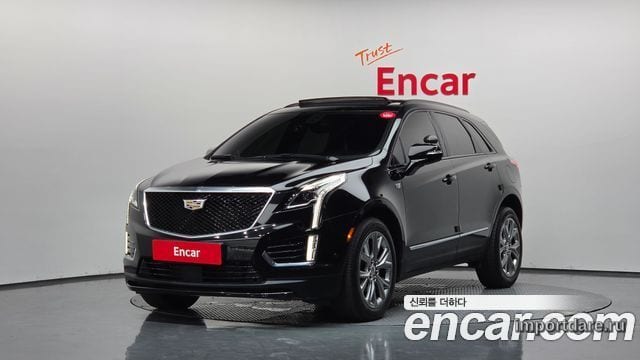 CADILLAC XT5 2020 — 77 175 км, чёрный, Корея — под ключ — фото 1