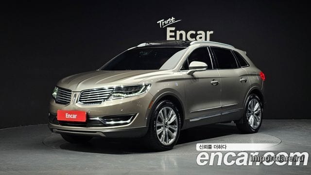 LINCOLN MKX 2016 — 142 924 км, светло-золотистый, Корея — под ключ — фото 1
