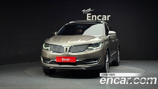 LINCOLN MKX 2016 — 142 924 км, светло-золотистый, Корея — под ключ — фото 3