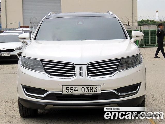 LINCOLN MKX 2016 — 100 505 км, белый, Корея — под ключ — фото 1