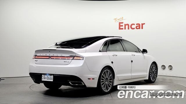 LINCOLN MKZ 2016 — 127 617 км, белый, Корея — под ключ — фото 2