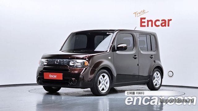 NISSAN CUBE 2011 — 155 837 км, коричневый, Корея — под ключ — фото 1