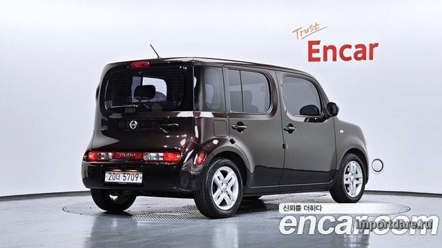 NISSAN CUBE 2011 — 155 837 км, коричневый, Корея — под ключ — фото 2
