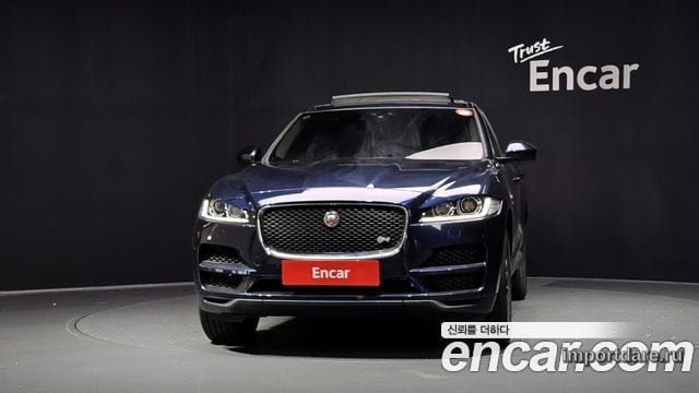 JAGUAR F-PACE 2018 — 131 466 км, синий, Корея — под ключ — фото 3
