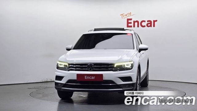 VOLKSWAGEN TIGUAN ALLSPACE 2020 — 121 338 км, белый, Корея — под ключ — фото 3